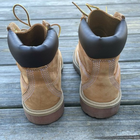Timberland Kids Youth Boots Nubuck Leather Ankle Boots Size MISMATCH 2 / 1.5 M - Picture 6 of 12